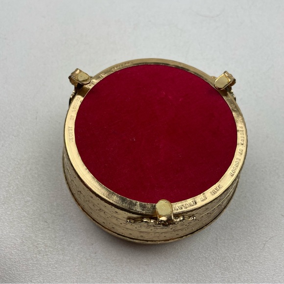 Vintage Regent of London Trinket Vanity Box box in gold filigree - Picture 7 of 10